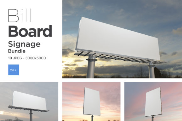 Advertising Billboard Mockup Set Vol-7: A Practical Tool for Outdoor Advertising Presentations