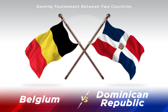 Belgium Versus Dominican Republic Flags: A Creative Design Concept for Global Comparisons