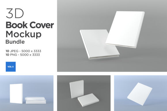 Books Cover Mockups Vol 5: A Minimalist Design Solution