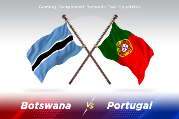 Botswana Versus Portugal Two Flags: A Visual Design Resource for Global Creatives
