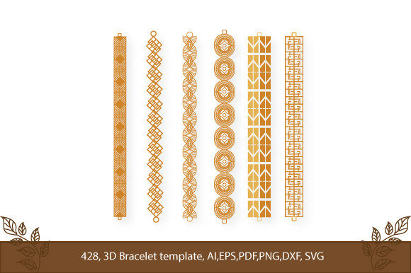 Bracelet Template SVG, Leather Bracelet: A Creative Design Tool for Diverse Projects