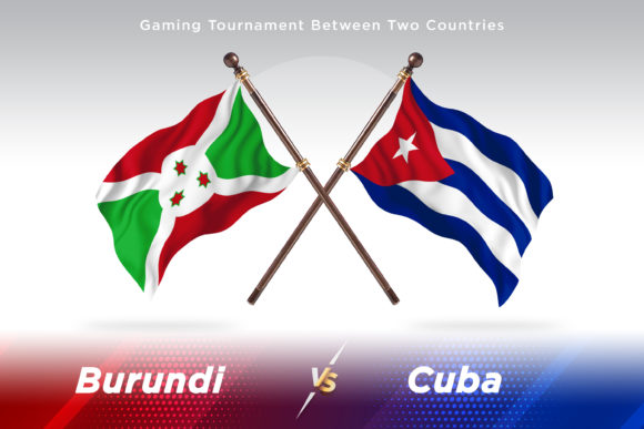 Burundi Versus Cuba Two Flags: A Comparative Visual Design Asset