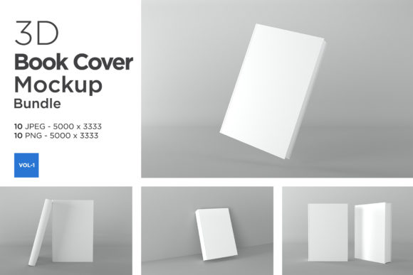 Enhance Your Book Cover Design with Minimalist Mockups and 3D Rendering