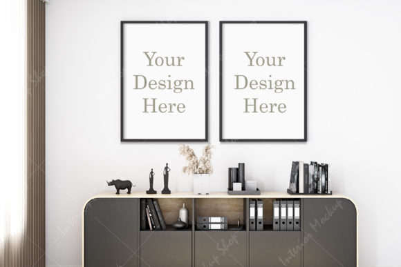 Frame Mockup Office - 867: A Must-Have for Presenting Your Designs Professionally