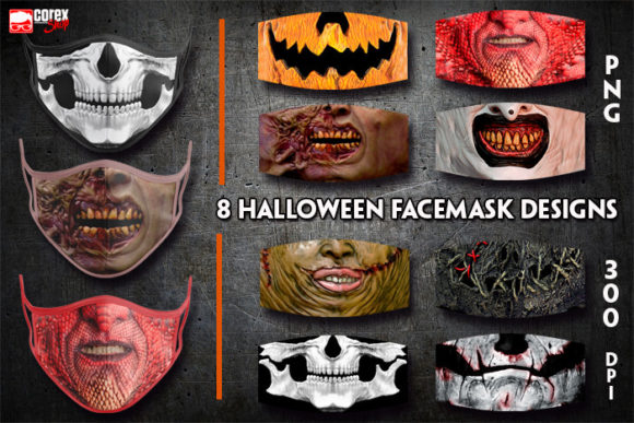 Halloween Face Mask Realistic Designs
